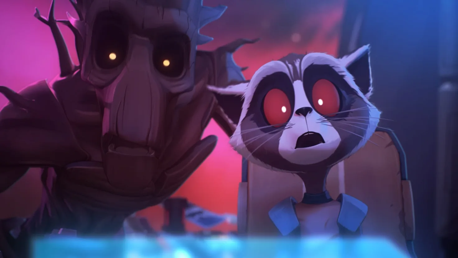 ROCKET AND GROOT artwork